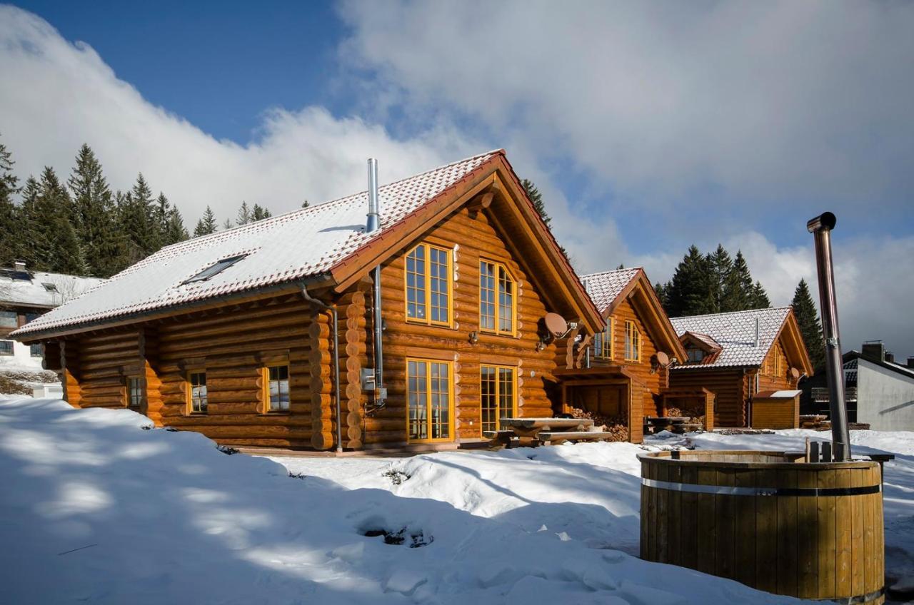 Luxus-Ferienhaus Blockhaus Chalet Nr 2 Toplage Am Feldberg Mit Sauna, Outdoor-Hottub, Kamin Auf 1300M Uem المظهر الخارجي الصورة